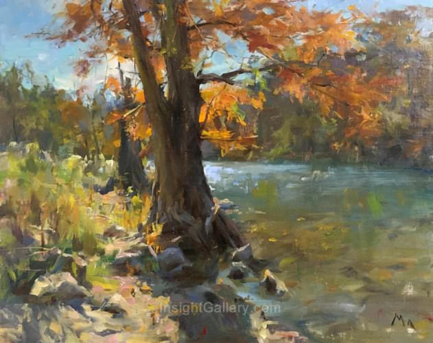 Fall Along the Guadalupe River by Kyle Ma